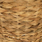 Household Essentials Wicker Waste Basket, Woven Leaf Basket - Image 5