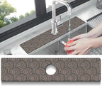Kitchen Sink Splash Guard Faucet Mat Super Absorbent Fast Drying Mat Sink - Image 2