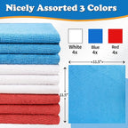 FIXSMITH Microfiber Cleaning Cloth, Shop Towels Bulk, Microfiber Towels - Image 2