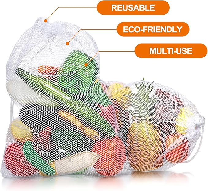 TecUnite 10 Pcs Mesh Laundry Bags - Image 2