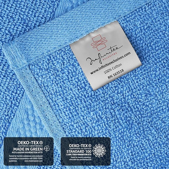 Infinitee Xclusives Blue Hand Towels - Image 5