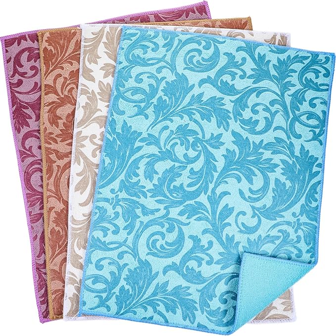 4pcs microfiber dish drying mat dish drying mats by Unknown