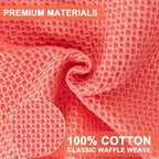 BOOMIBOO 6-Pack Kitchen Dish Cloths, 100% Cotton Waffle Weave, Ultra Soft - Image 2