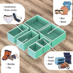 SIMPLE HOUSEWARE Foldable Drawer Organizer - Image 4