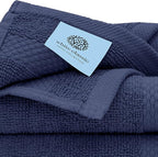 White Classic Luxury Cotton Washcloths 13x13 Inch - Image 5