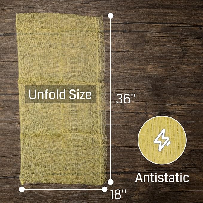 SainSmart Tack Cloth Set, Anti-Static Unfold Size 18'' x 36'', Fast Dust Remove - Image 5