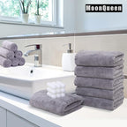 MOONQUEEN 6 Pack Premium Hand Towels - Image 2