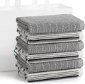 Kitchen Dish Towels for Drying Dishes, Large Cotton Kitchen Towels, Stripped by Unknown