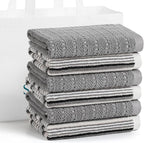 Kitchen Dish Towels for Drying Dishes, Large Cotton Kitchen Towels, Stripped by Unknown