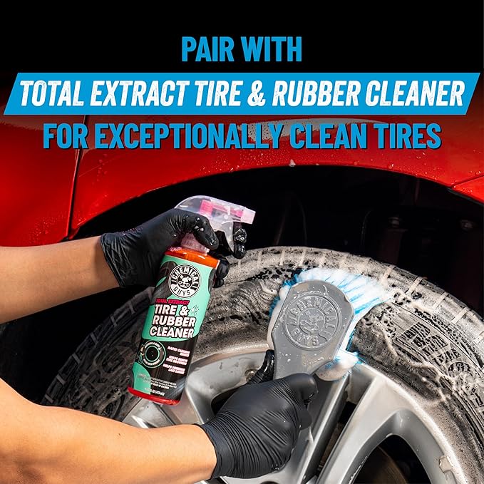 Chemical Guys ACCG05 Big Blue Stiffy Heavy Duty Tire & Upholstery Cleaning Brush - Image 5