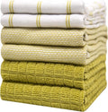 Premium Kitchen Towels | Large Cotton Dish Towels | Flat & Terry Highly by BumbleTowels