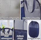 6Pcs Pop up Hampers for Laundry Foldable Mesh Laundry Hamper Baskets - Image 3