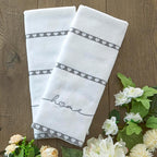 SKL Home Heart in Home 100% Cotton Embroidered 2pc Hand Towel Set, Decorative - Image 4