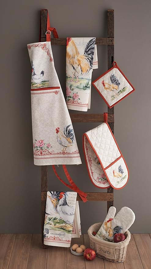 Maison d' Hermine Kitchen Towels Set of 2 100% Cotton 27.50" x 20" Reusable - Image 2