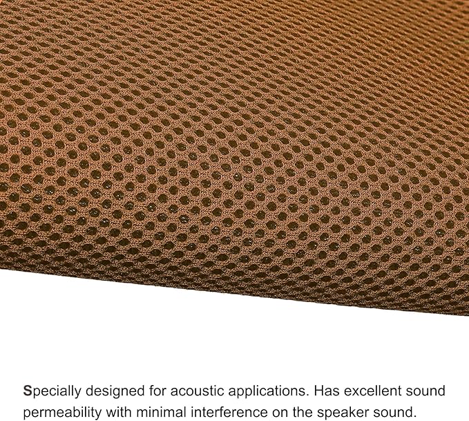 MECCANIXITY Speaker Grill Cloth 20 x 63 Inch Stereo Mesh Fabric Protective - Image 4