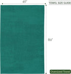 Elegant Comfort Three Line Popcorn Extra Large Luxury Bath Towel - Image 4