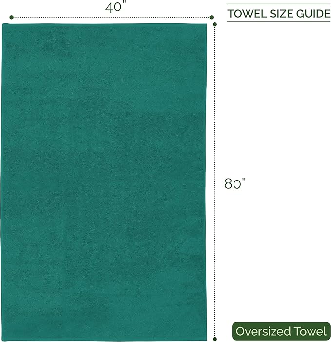 Elegant Comfort Three Line Popcorn Extra Large Luxury Bath Towel - Image 4