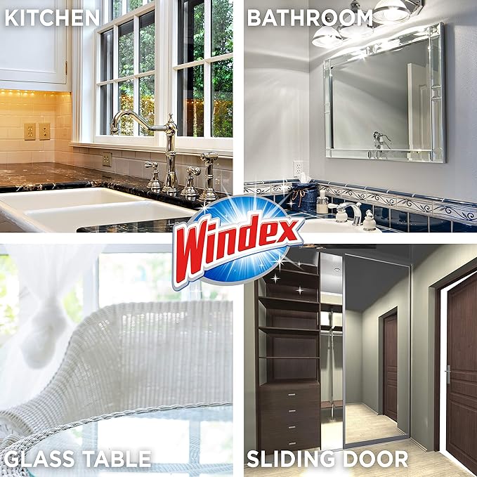 Windex Glass Cleaning Wipes, Pre-Moistened Glass and Surface Wipes to Clean - Image 3