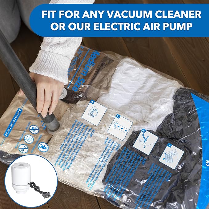 MEIQIHOME Vacuum Storage Bags, Space Saver Sealer Bags, Vacuum seal bags - Image 5