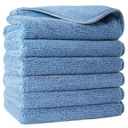 POLYTE Premium Lint Free Microfiber Washcloth Face Towel, 13 x 13 in by Polyte