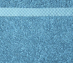 Amazon Basics Soft Cotton Washcloths, Lake Blue - Image 3