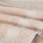 Amazon Basics Fade-Resistant 100% Cotton Hand Towel, Blush Pink - Image 5
