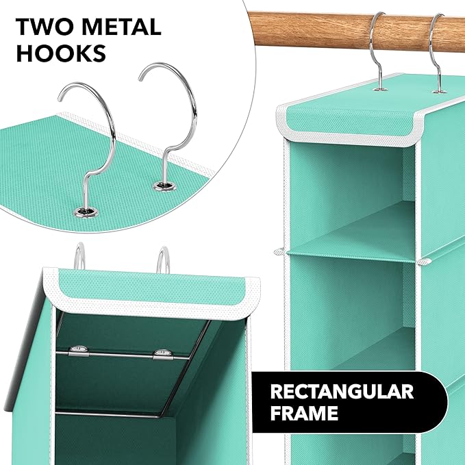 Simple Houseware 10 Shelves Hanging Shoes Organizer Holder - Image 6