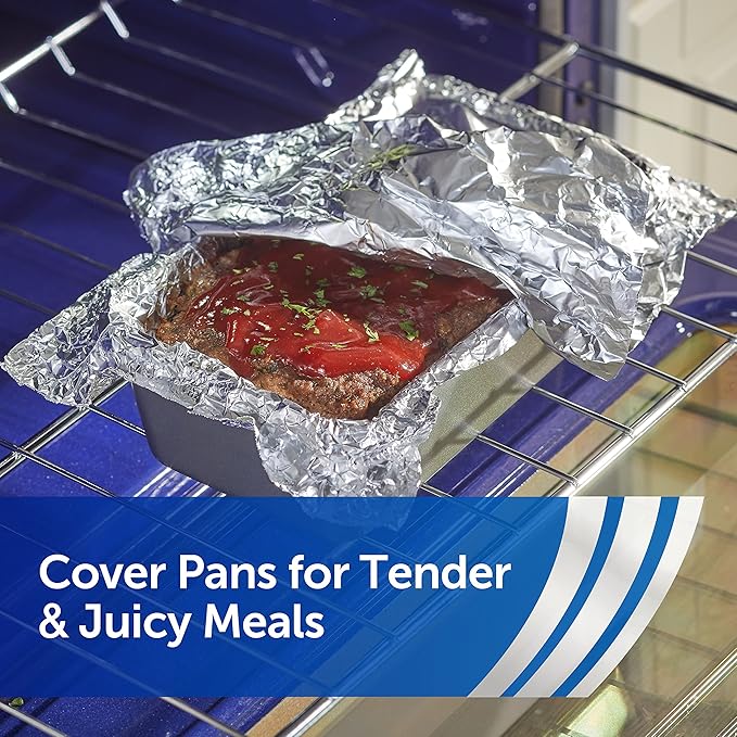 Reynolds Wrap Everyday Strength Aluminum Foil Roll, Freezer Safe and Grill Safe - Image 7
