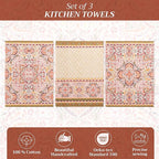 Maison d' Hermine Kitchen Towels Set of 3 100% Cotton 20" x 27.5" Reusable - Image 2