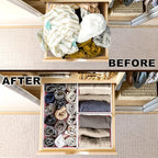 SIMPLE HOUSEWARE Foldable Drawer Organizer - Image 3