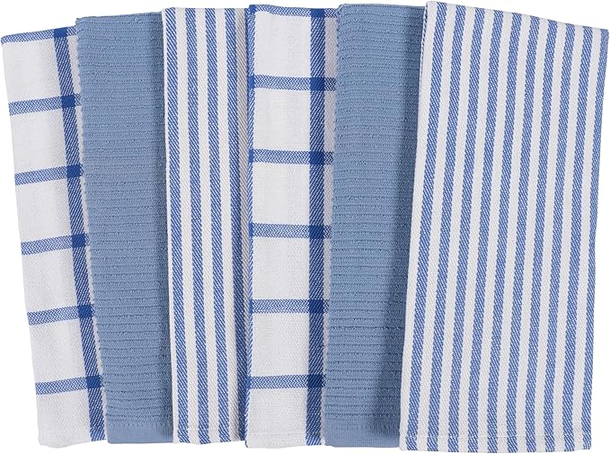 KAF Home Premium Kitchen Towels, Large 100% Cotton, Flat & Terry Absorbent Dish - Image 5