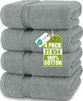 Utopia Towels 4 Pack Premium Bath Towels Set, 27 by 54 Inches, 100% Ring Spun by UTOPIATOWELS
