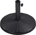 Yaheetech 22 lbs Heavy Duty Outdoor Umbrella Base 18" Round Patio Umbrella Stand Market Umbrella Base for Garden & Lawn, Black by Yaheetech