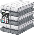 Homaxy Premium Cotton Kitchen Towels 16"x 28", Large Natural Ring Spun 390 GSM by Homaxy