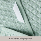 Martha Stewart Honeycomb Chambray Textured Kitchen Towel 4-Pack Set, 100% Cotton - Image 4
