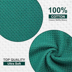 Kitinjoy 100% Cotton Kitchen Dish Cloths, 12 Pack Waffle Weave Ultra Soft - Image 2