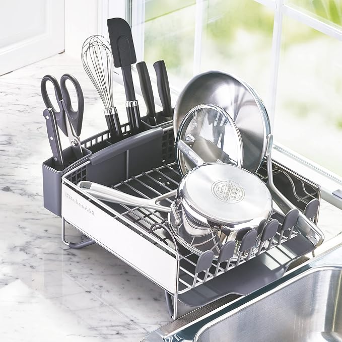 KitchenAid Compact Space Saving, Dish Rack - Image 5