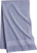 Lacoste Heritage 100% Supima Cotton Bath Sheet, Light Denim, Premium Super Soft by LACOSTE