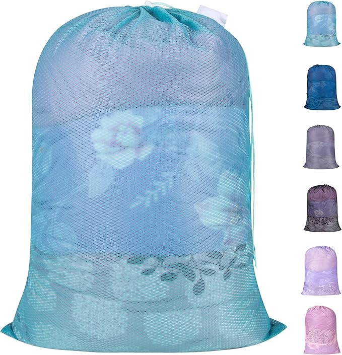 Polecasa Heavy Duty Diamond Large Mesh Laundry Bag by Polecasa