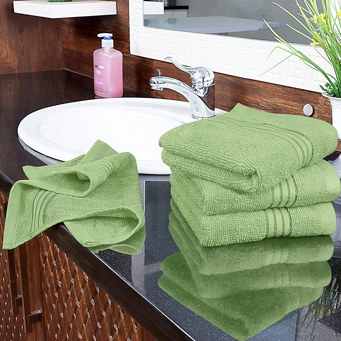 Utopia Towels Wash Cloths Set, 12 by 12 Inches, 100% Cotton Ring Spun, Highly - Image 8