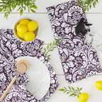 DII Cotton Dish Towel Set Damask Print - Image 4