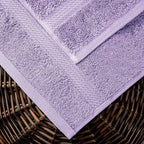 Superior Egyptian Cotton Solid Towel Set, Washcloths 13” x 13”, Hand Towels 20” - Image 4