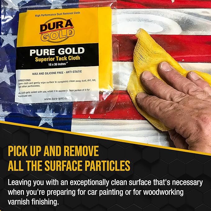 Dura-Gold - Pure Gold Superior Tack Cloth, Woodworking, Automotive Paint - Image 6