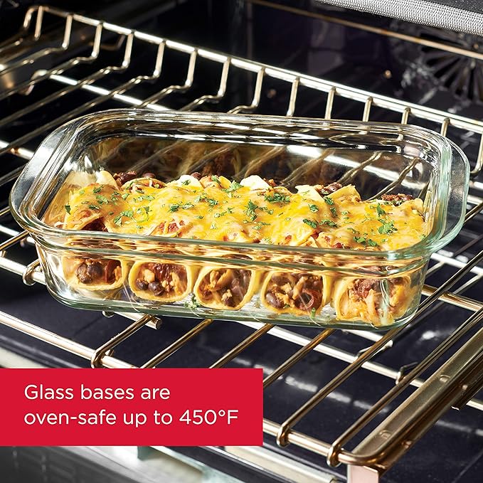 Rubbermaid Brilliance Glass Storage 4.7-Cup Food Containers - Image 3