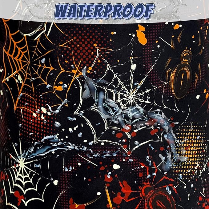 Colorful Spider Web Laundry Basket Foldable Oxford Cloth Halloween Laundry - Image 4