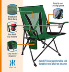 Kijaro XXL Dual Lock Portable Camping Chair - Supports Up to 400lbs - Enjoy The Outdoors in a Versatile Folding Sports & Outdoor Chair - Image 5
