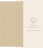 American Soft Linen Luxury 4 Piece Bath Towel Set, 600 GSM 100% Cotton Turkish - Image 4