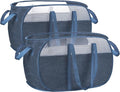 pop-up laundry basket，with Durable Handles collapsible Mesh laundry Hamper by BENJUN