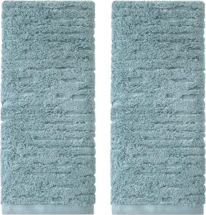 SKL Home CloudSoft Cotton Luxury Hand Towel 2pc Set by SKLHomebySaturdayKnightLtd