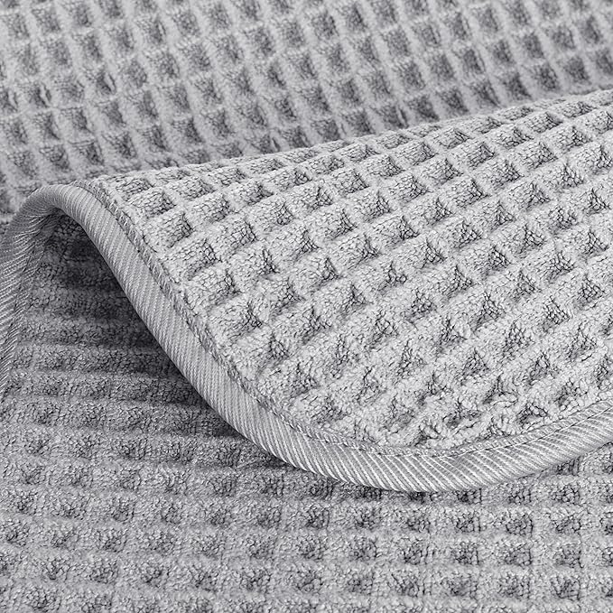 POLYTE 430 GSM Microfiber Lint Free Hand Towel, 16 x 30 in, 4 Pack - Image 5